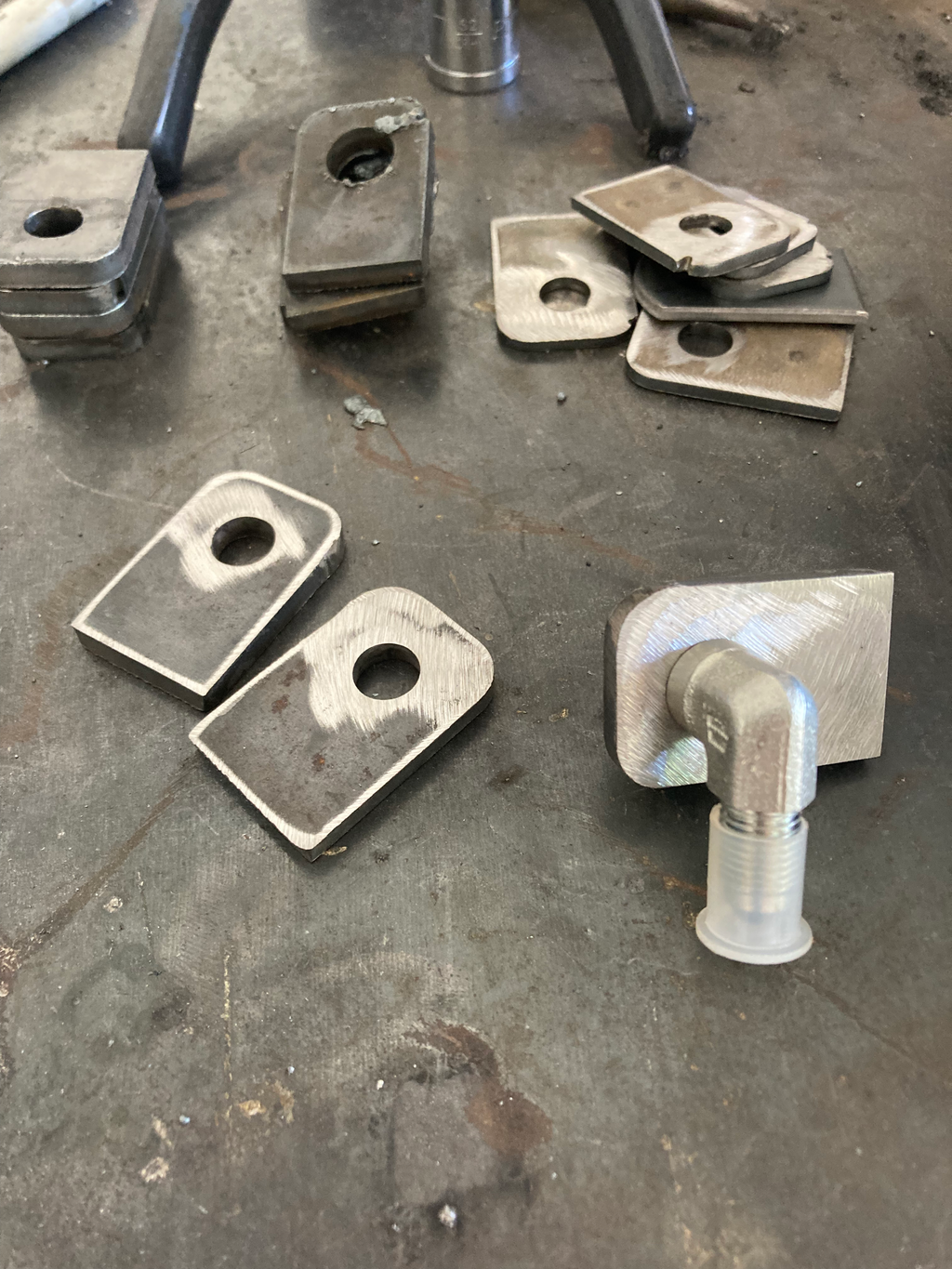 -AN Bulkhead Weld Tabs image 1