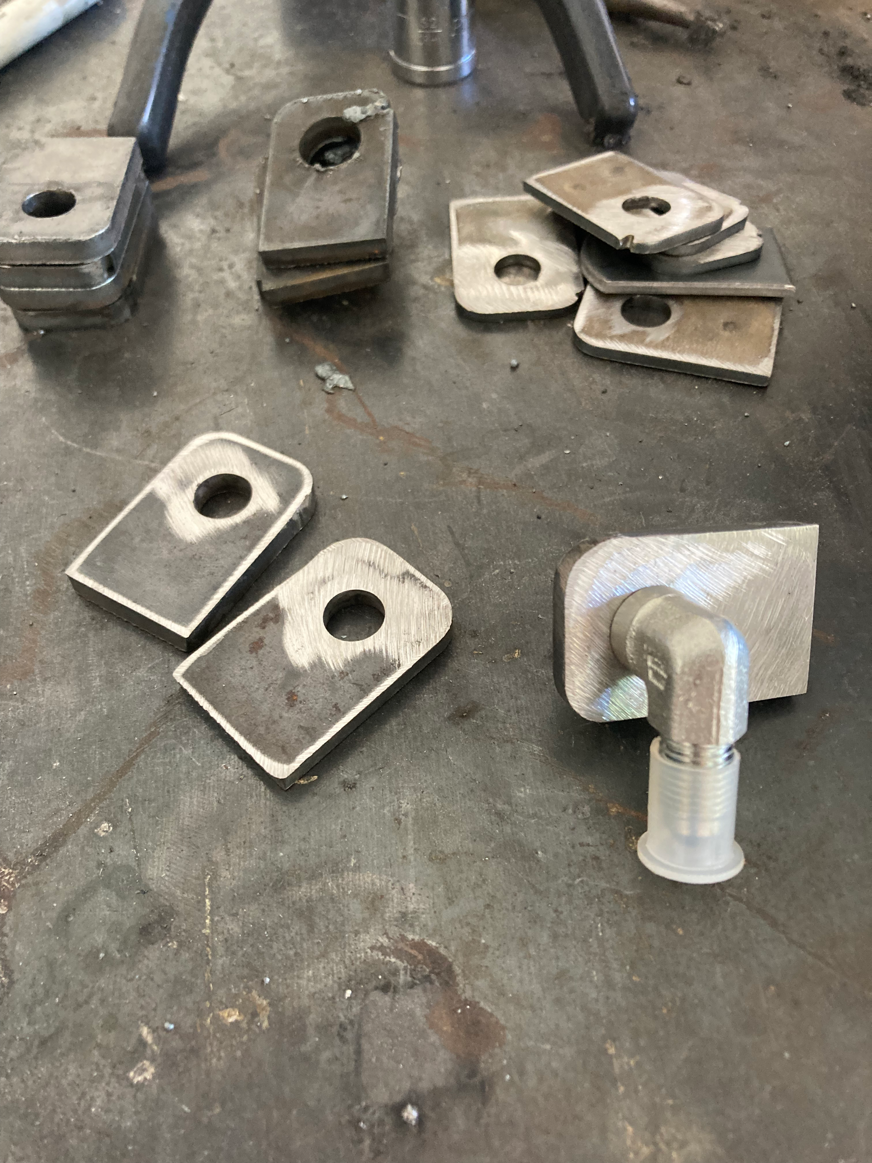 -AN Bulkhead Weld Tabs image 1