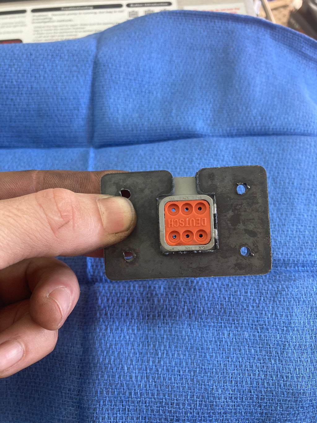 Deutsch Bulkhead Weld Tabs