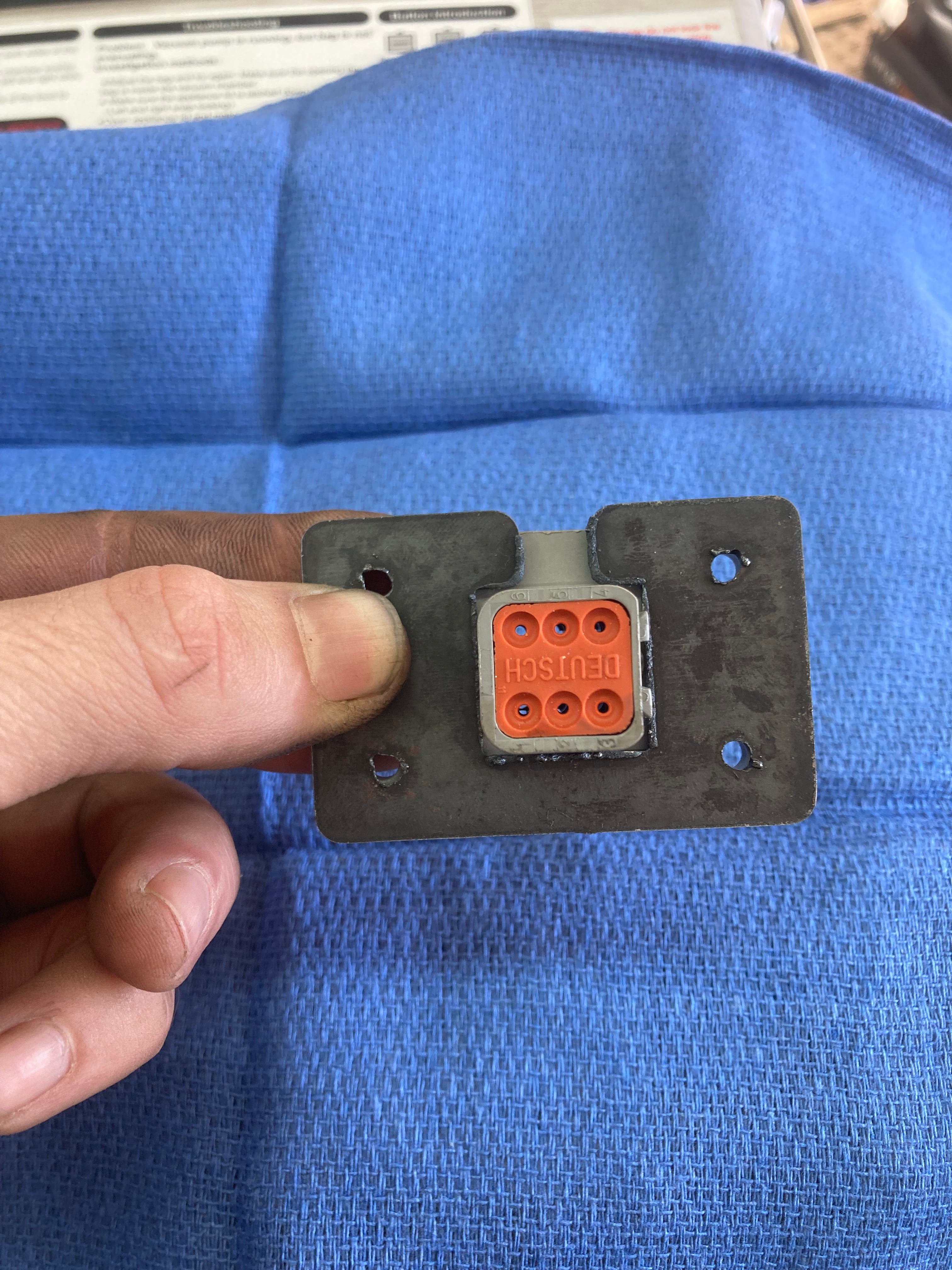 Deutsch Bulkhead Weld Tabs