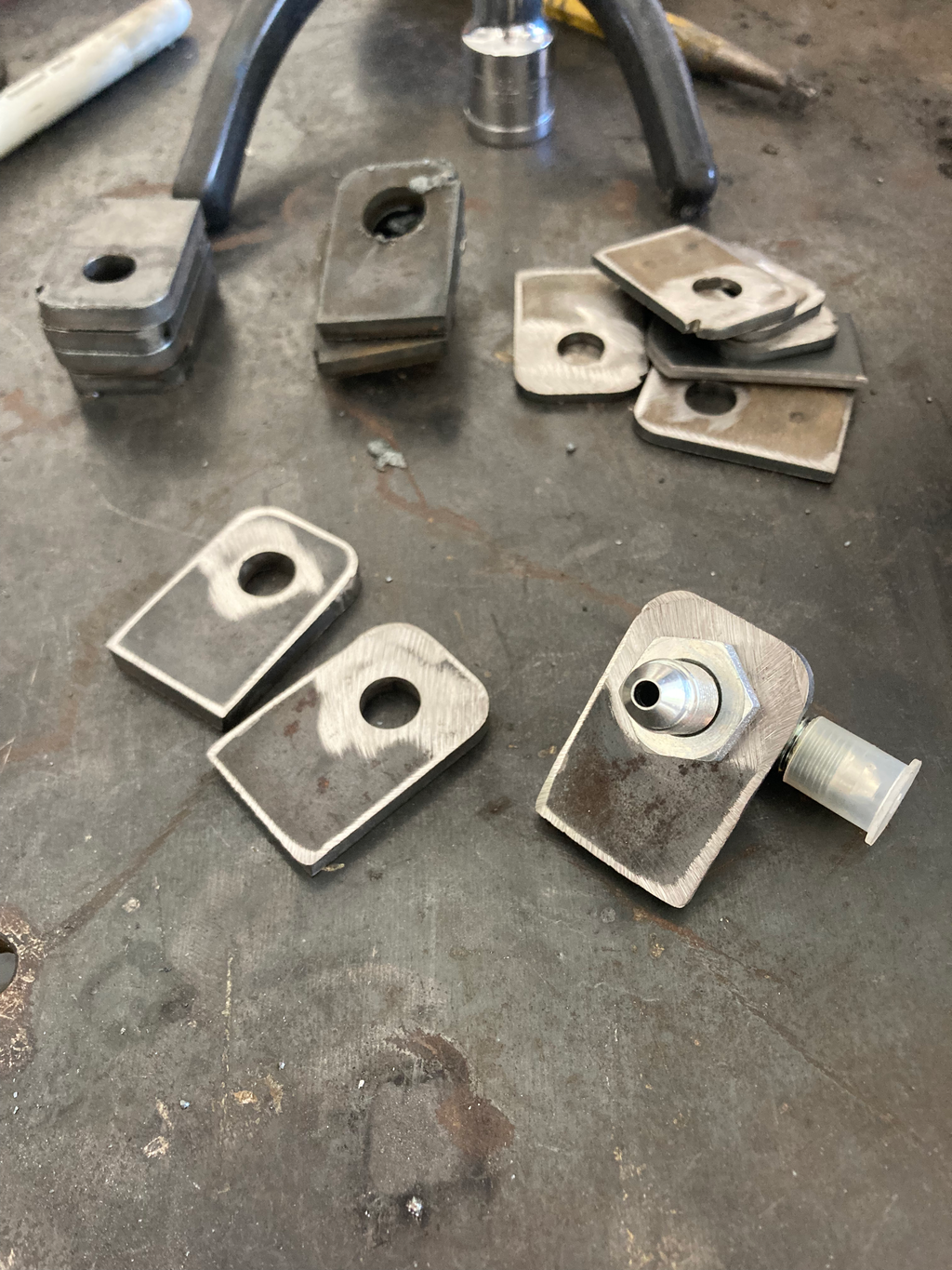 -AN Bulkhead Weld Tabs image 0