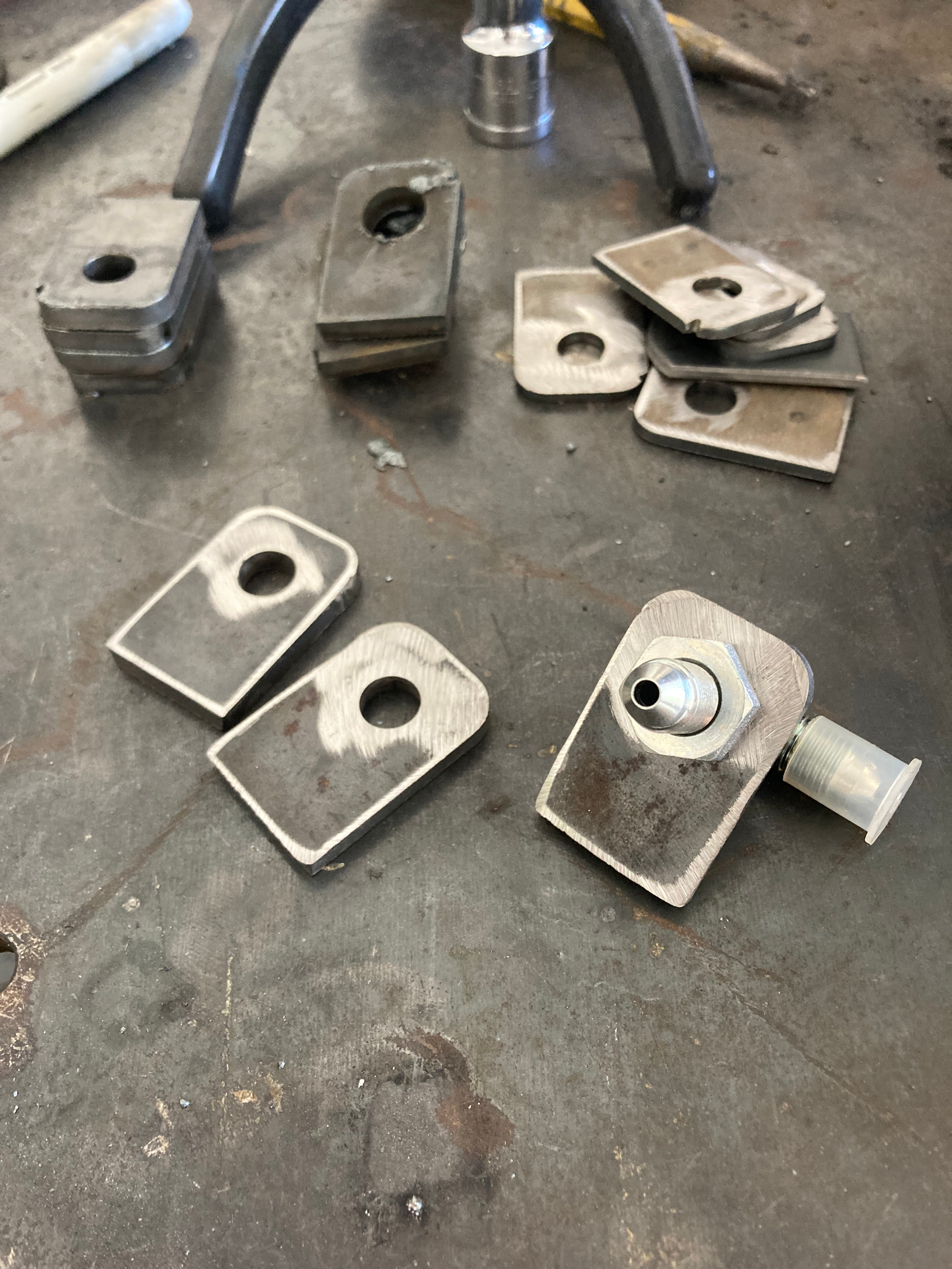 -AN Bulkhead Weld Tabs image 0